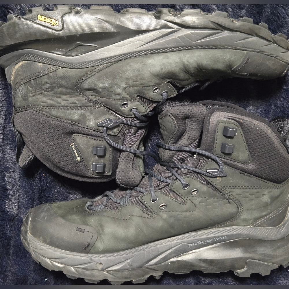 Hoka Kaha 2 GTX Black Men's 10.5D (No Insole) - Picture 4 of 7